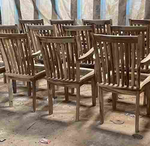 Stylish Long Lasting, Brown Solid Wood Chairs For Home Dining Room
