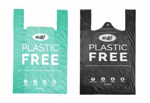Bio Compostable Plastic Shopping Carry Bags For Retail Customers