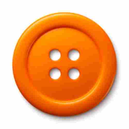 Beautiful Looking And Lightweight Orange Round Sewing Shirt Button