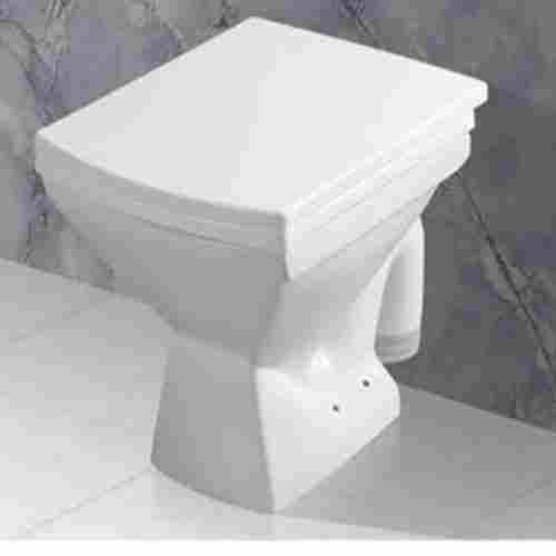 White Floor Mounted Square Ceramic Water Closet For Bathroom Fittings 