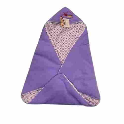 Cotton Purple Color Soft And Smooth Baby Hooded Towel