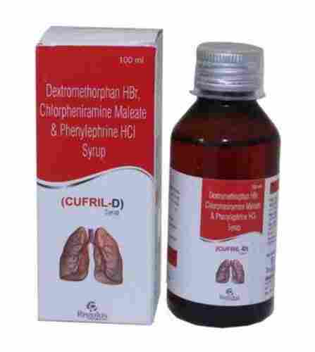 Cufril-D Chlorpheniramine Maleate And Phenylephrine Hcl Syrup, Pack Of 100ml