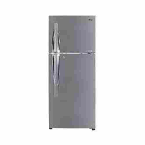 Gray Color Domestic Refrigerator Is A Clean And Modern Way To Store