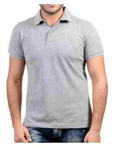 Mens Polo Collared T Shirt With Short Sleeve For Casual Wear