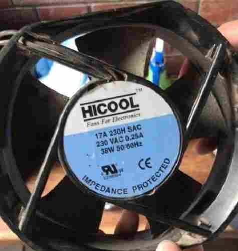 Heat Proof Flame Resistance Black Hicool Cooling Fans, Size: Square & Round