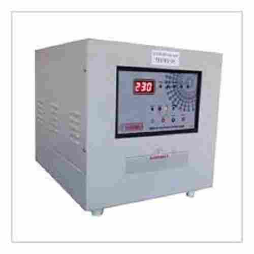 White Color Servo Voltage Stabilizer For Regulate Voltage Of Electrical Appliances