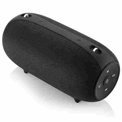 Cost Effective Black Round Rectangular Portable Bluetooth Speaker 