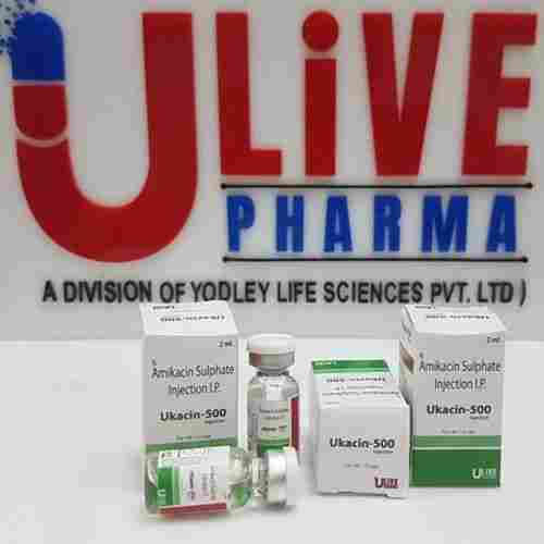 Ukacin-500 Amikacin Sulphate Antibiotic Injection, 500 mg