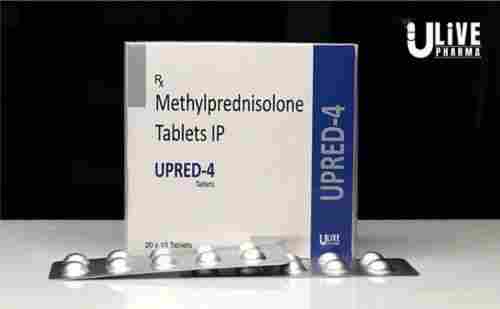 Upred-4 Methylprednisolone Tablet, 20x10 Alu Alu Pack