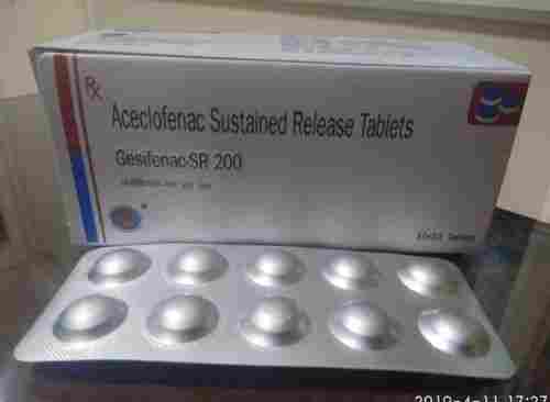 Aceclofenac Sustained Release Tablets, 10x10 Tablet Pack