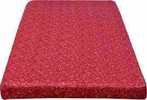 Breathable And Comfortable Maroon Printed Single Bed Foam Mattress For Domestic 