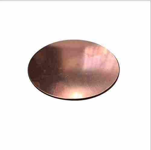 Pure Copper Circle Copper With Polished Surface Thickness 4 Mm