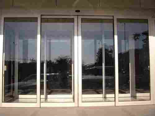Heavy Duty White Stylish Interior Aluminum Glass Sliding Door For Office