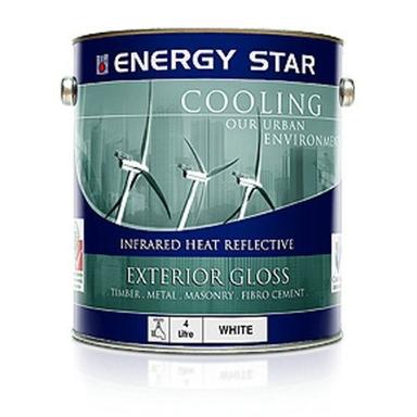 White Environmental Friendly Energy Star Exterior Gloss And Low Sheen Heat Reflective Paint
