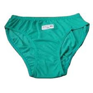 Bikni Ladies 100 Percent Cotton Comfortable And Skin Friendly Green Plain String Panties