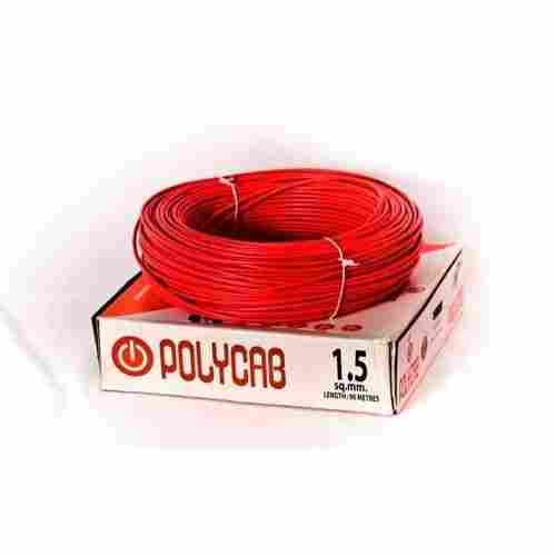 Long Lasting And Durable Flexible Red Polycab House Wire