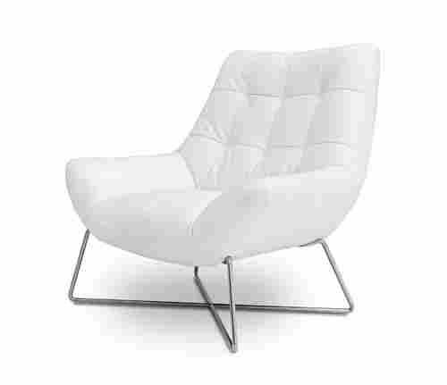 Long Lasting Fine Finish And Easy To Use Very Soft White Pad Lounge Chair