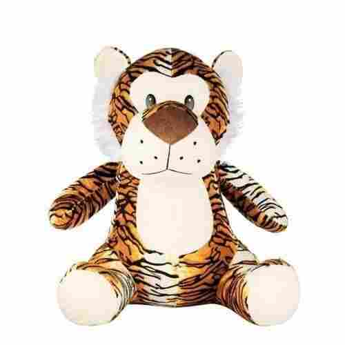 White Eco-Friendly Flexible Sponge Cute Tiger Teddy Bear Soft Toy For Children