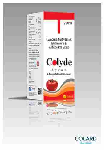 Colyde Lycopene, Multivitamin, Multimineral And Antioxidant Syrup, 200ML