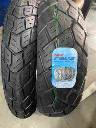 Crack Resistant Water Proof Solid Rubber Black Bike Tyre For Better Grip 