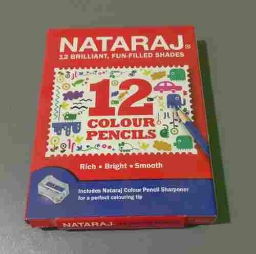 Nataraj 5-7 Inch Size Light Weight Wooden Pencil Color For Drawing