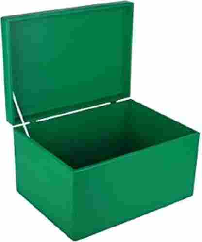 Termite Resistance Sturdy Constructed Lightweight Square Green Antique Wooden Box