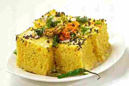 Delicious Delectably Light Fluffy Finger-Lickingtasty Yummy Cheese Soft Dhokla 