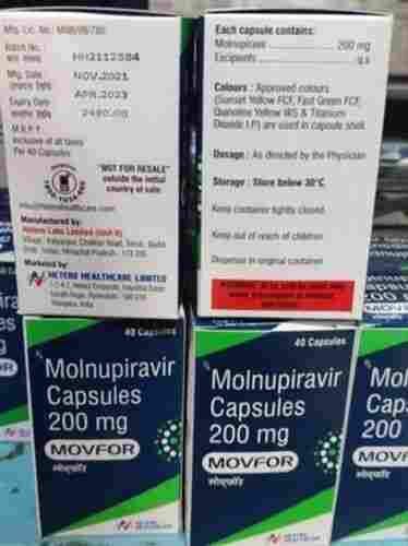 Molnupiravir Capsules 200 Mg,Hetero Healthcare