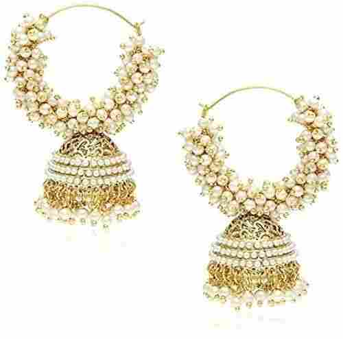 Gold Plated Attractive Designer Stylish Elegant Look Fancy Party Wear Earrings