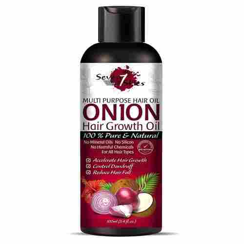 Luxura Sciences Onion Hair Oil 250 ML with 14 Essential Oils, Multi-Purpose Hair Growth Oil/Serum For Complete Hair Treatment with Argan, Bhringraj, Hibiscus, Sesame,Amla,Sweet Almond, Olive