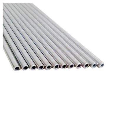Round Ruggedly Constructed Highly Durable Silver Stainless Steel Solid Boiler Tubes