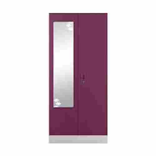 Long Durable Strong Stylish And Modern Look Purple Two Door Steel Almirah With Locker