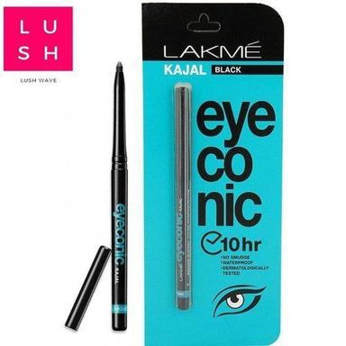 Smudge Proof Long Lasting Chemical Free Intense Black Lakme Kajal For Long-Lasting Eye Makeup
