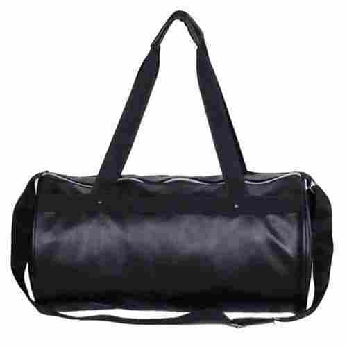Waterproof Drawstring Easy To Carry Leather Black Travel Bags For Gym And Sports 