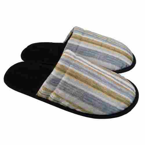 Comfortable Walk Easy To Wear Black Multicolored Close Toe Bedroom Slipper For Girl