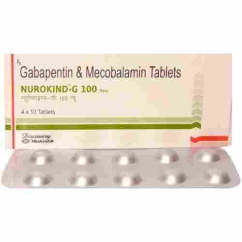 Gabapentin And Mecobalamin Tablets, 4 X 10 Tablets