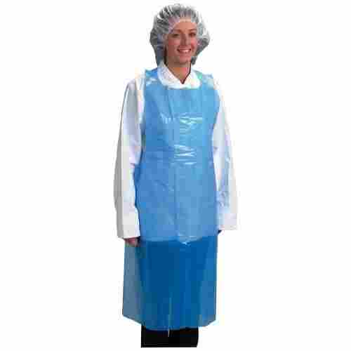 Light Weight And Breathable Transparent White Color Plastic Disposable Aprons