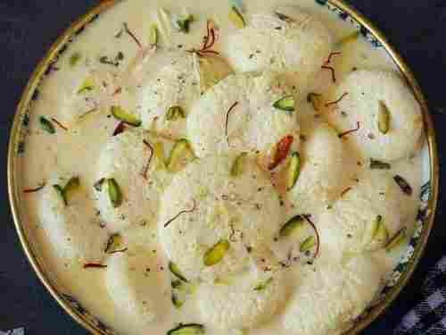 Tasty And Delicious No Artificial Colors And Delicious Indian Sweet And Soft Bengali Rasmalai 