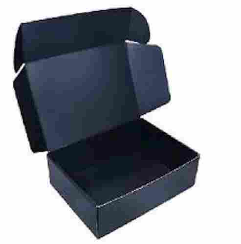 Recyclable Eco Friendly Lightweight Sturdy Black Corrugated Boxes For Industrial Use
