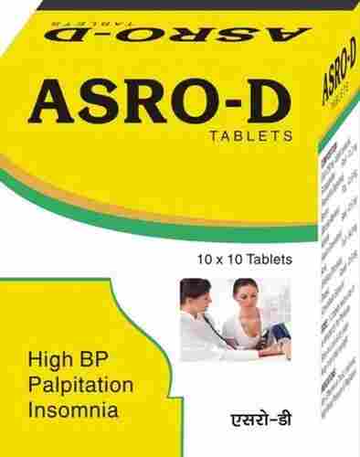 High Bp Palpitation Insomnia Asto-D, 10 X 10 Tablets 