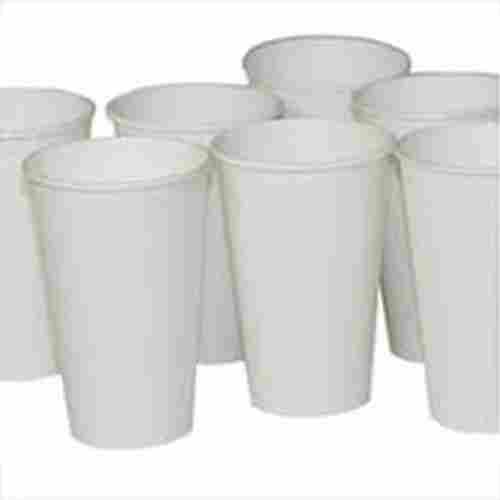 Tea Coffee Cups Set Of 50 Pcs 400 Ml White Bi-Degradeable Disposable Glass 