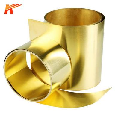 Industrial Grade Cuzn5 Brass Foil Length: 1000  Centimeter (Cm)
