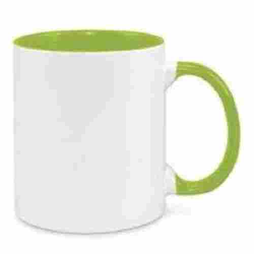 Light Weight Easy To Hold Non Toxic Microwave Safe Ceramic Glossy Plain White Coffee Mug