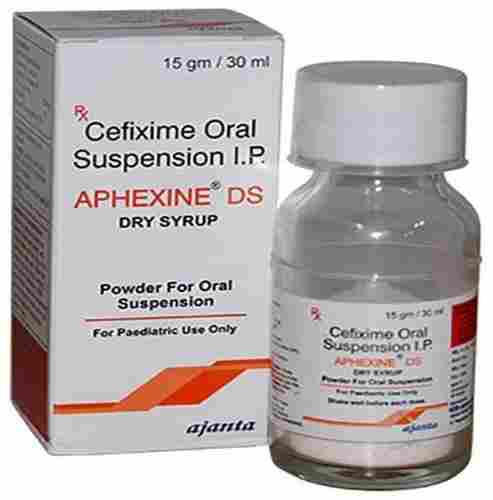 Aphexine Ds Cefixime Dry Oral Suspension Pack Of 30 Ml, Used To Treat Certain Kinds Of Bacterial Infections