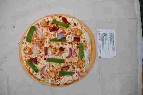 Delicious Tasty Real Cheese And Sauce Frozen Peppy Paneer Tandoori Pizza