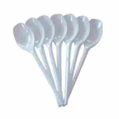 Plastic Made White Disposable Extra Heavyweight 50-Count Pack Plastic Spoons 