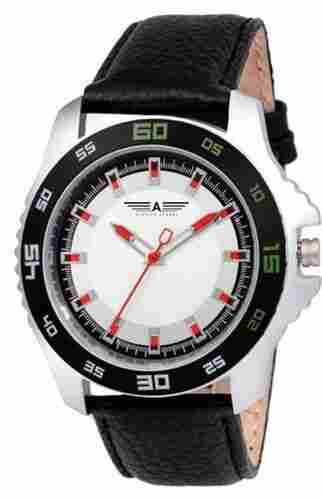 Round Shape Dial Designer Allisto Europa Alm-51 Analog Wrist Watch