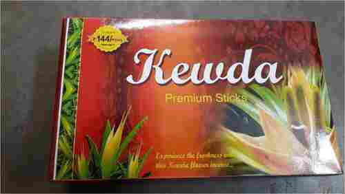 100% Natural Bamboo Kewda Floral Fragrance Incense Sticks With 30 Minutes Burning Time