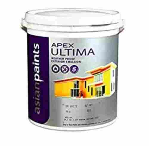 Asian Paint Apex Ultima, White 4 Liter Bucket Weather Proof Exterior Emulsion