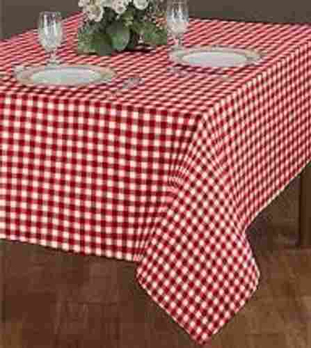 Beautiful Soft Buffalo Checks Red Plaid Square Dining Table Cover Cloth 